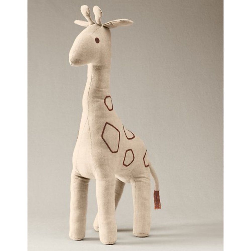 Restoration Hardware Baby & Child 22” Giraffe Stuffed Animal Knit Toy Plush